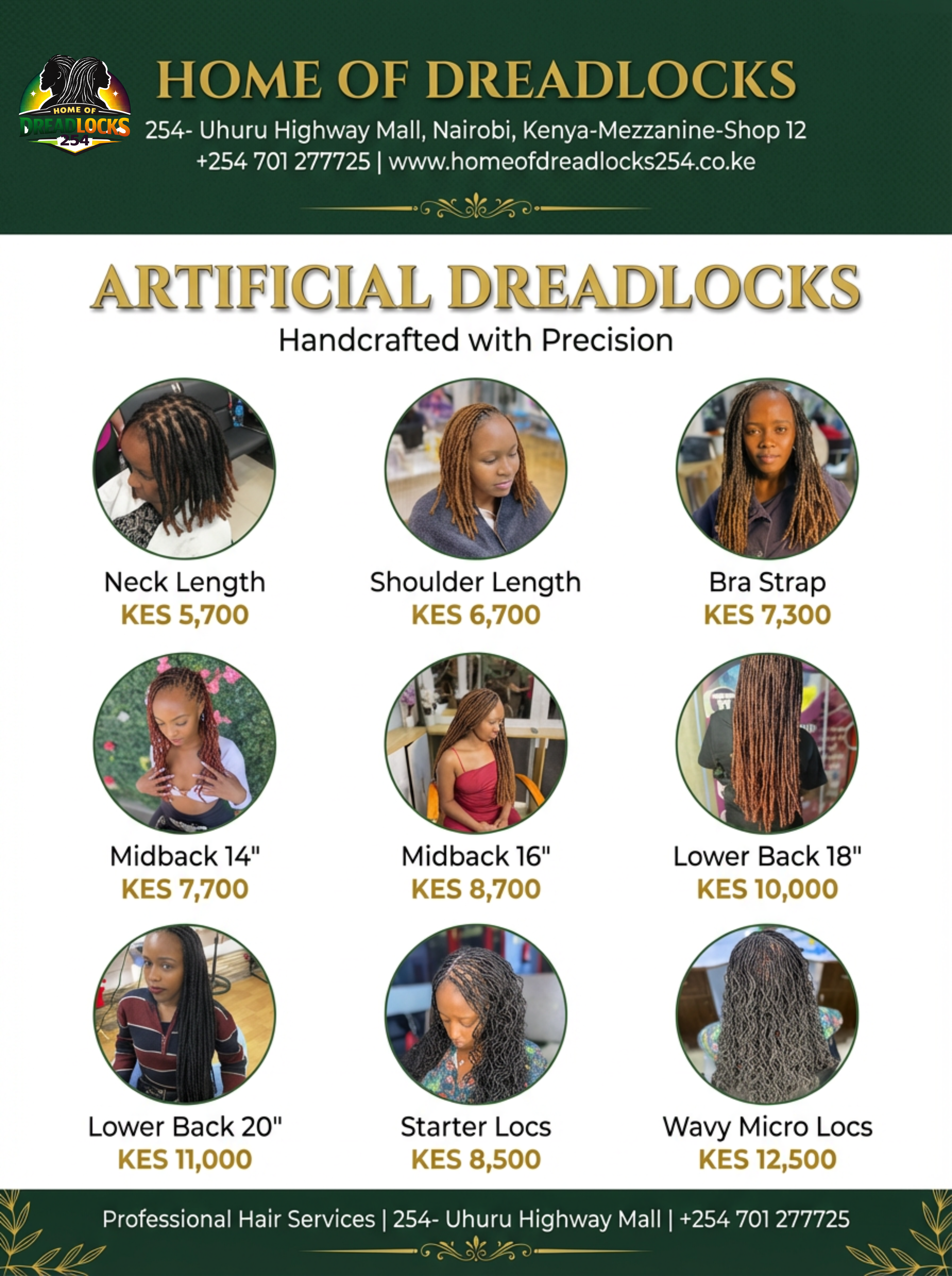Dreadlock specialist at work